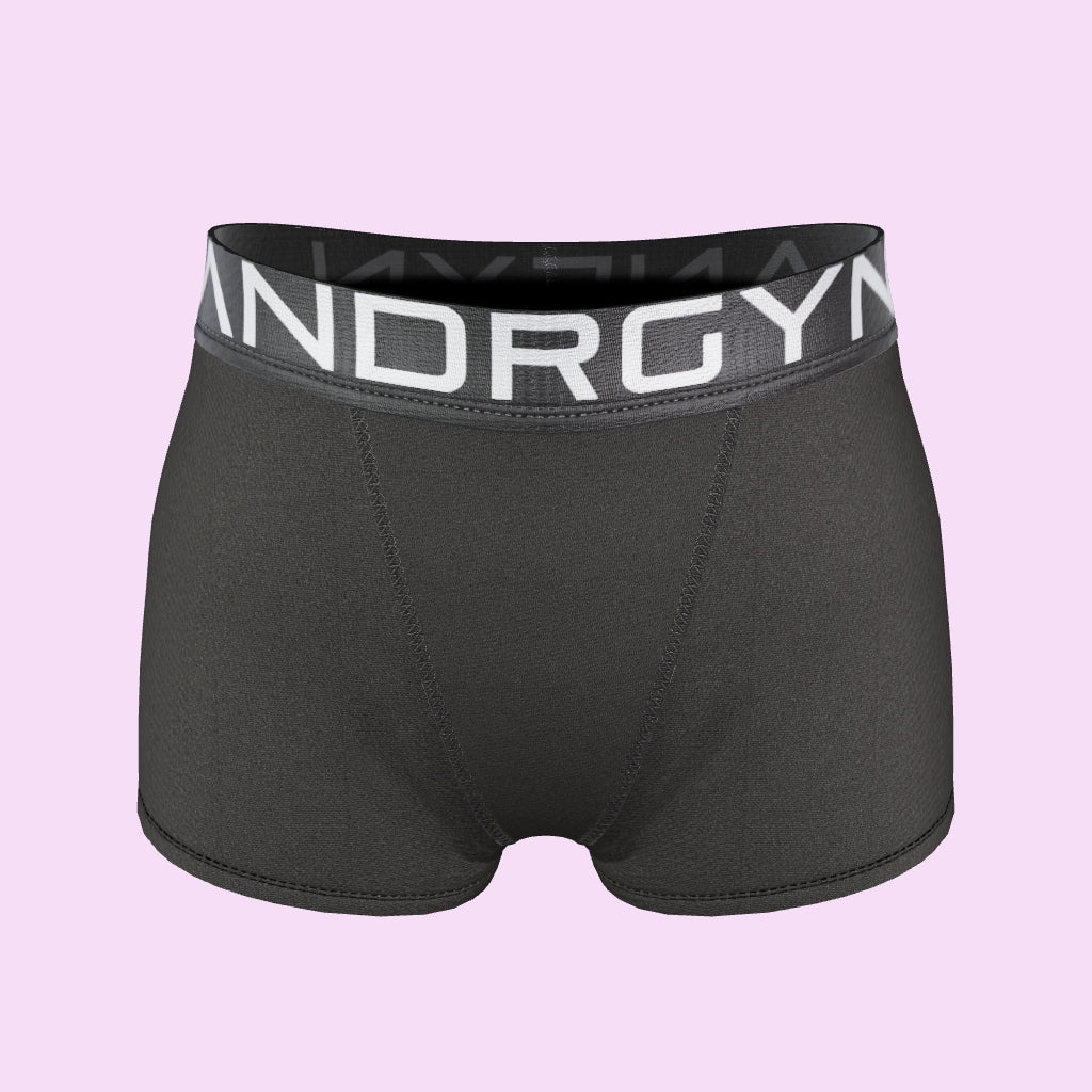 3D model of ANDRGYN androgynous black boxer briefs